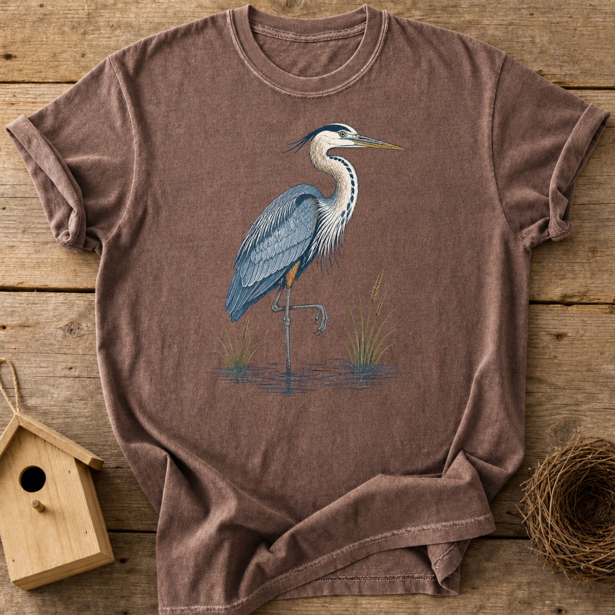 Blue Heron Marsh T-Shirt