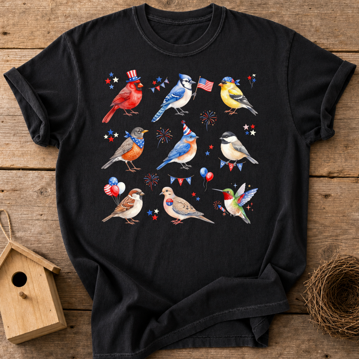 Patriotic Birds T-Shirt