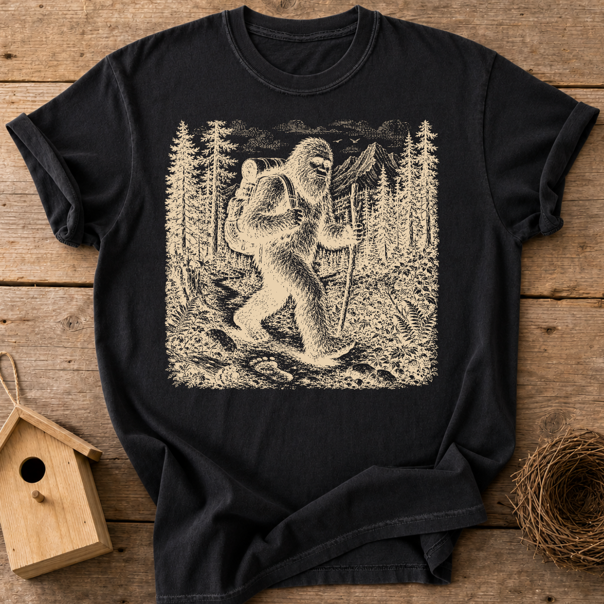 Sasquatch Woodland Hike T-Shirt