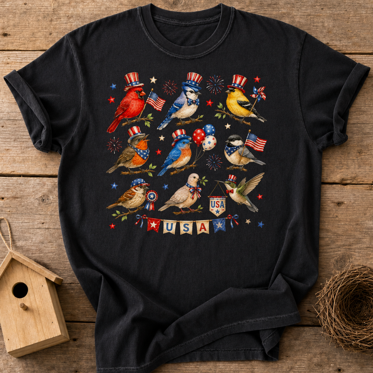 Patriotic Birds T-Shirt