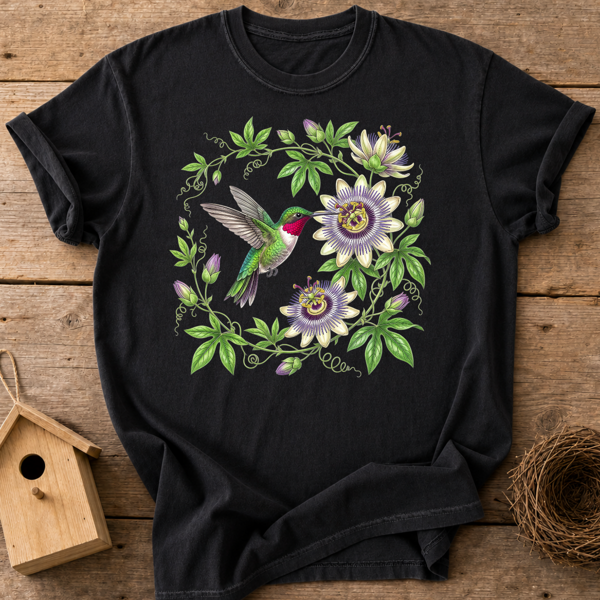 Hummingbird Passionflower T-Shirt