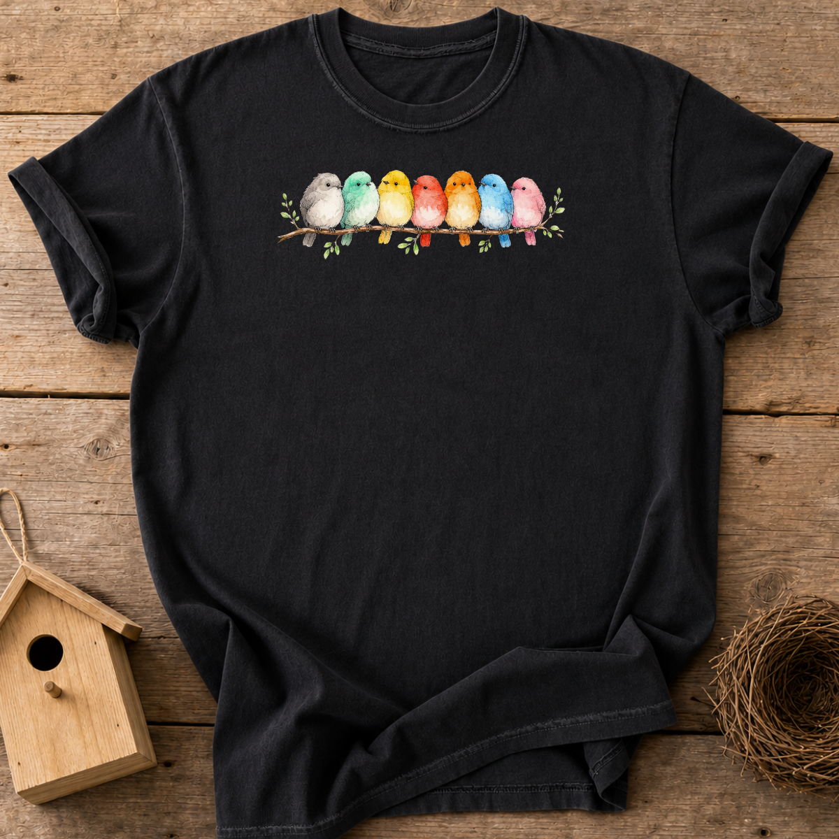 Birds On A Branch T-Shirt