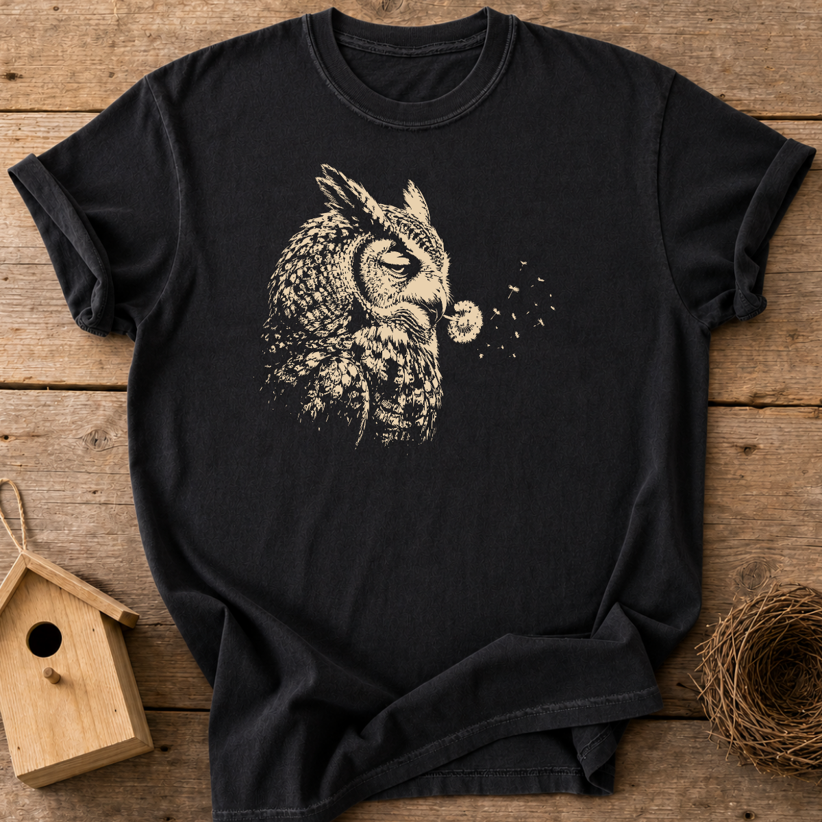 Owl Dandelion T-Shirt