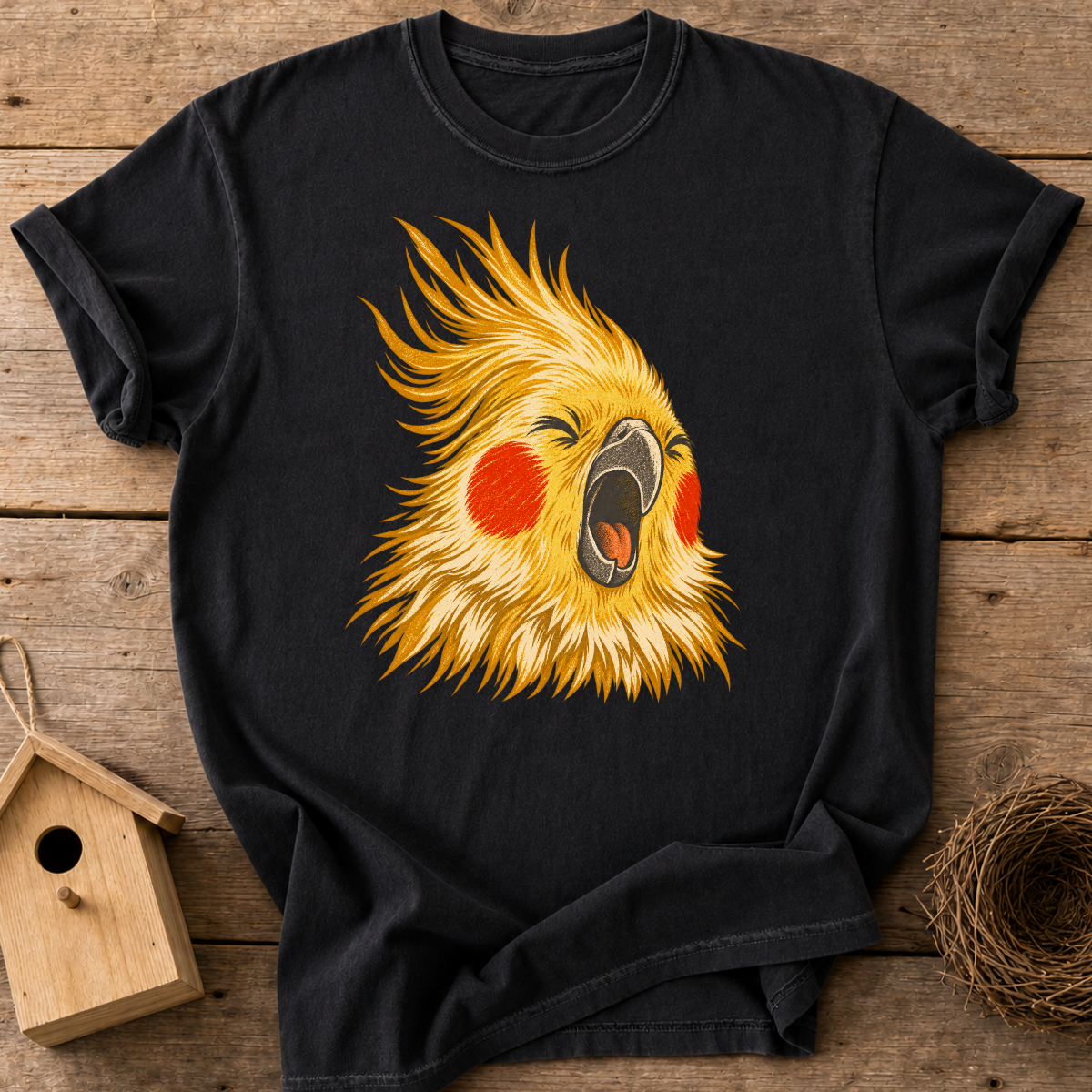 Screaming Cockatiel T-Shirt