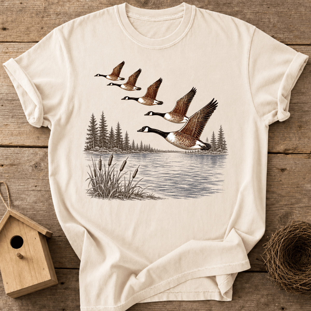 Geese In Flight T-Shirt