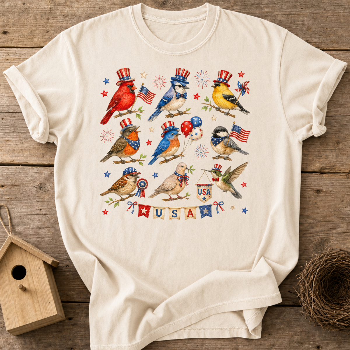 Patriotic Birds T-Shirt