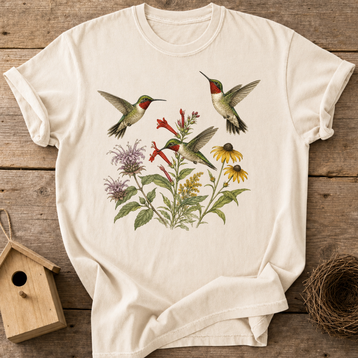Hummingbird Wildflower T-Shirt