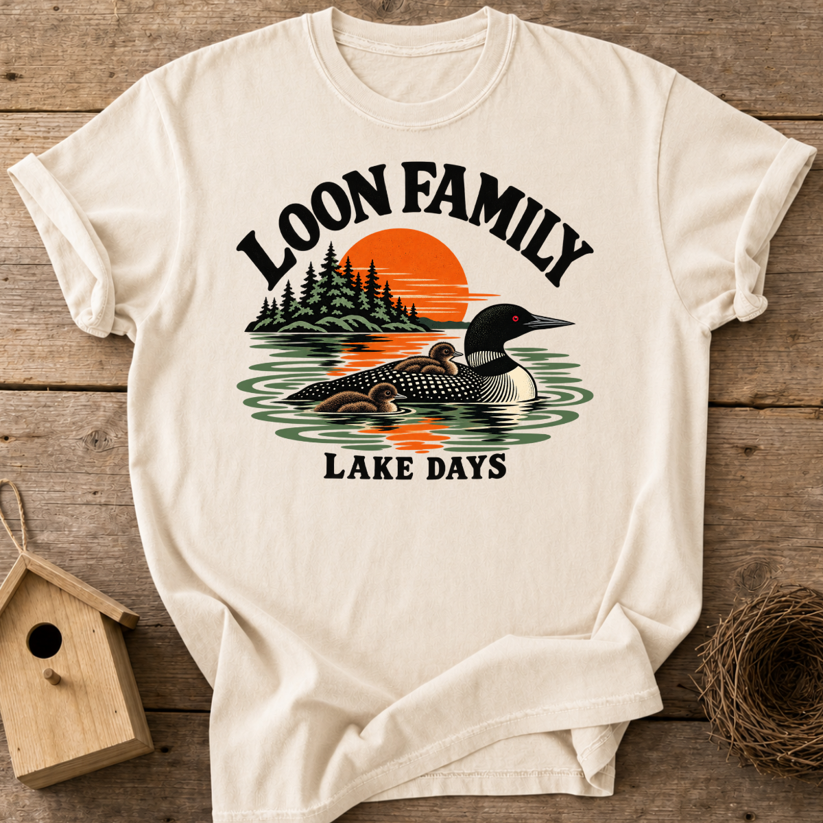 Loon Family Lake Days T-Shirt