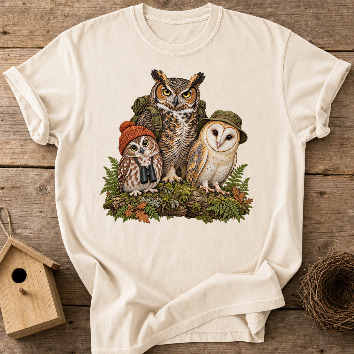 Owl Birdwatchers T-Shirt