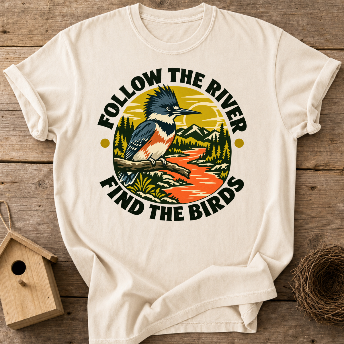 River Kingfisher T-Shirt