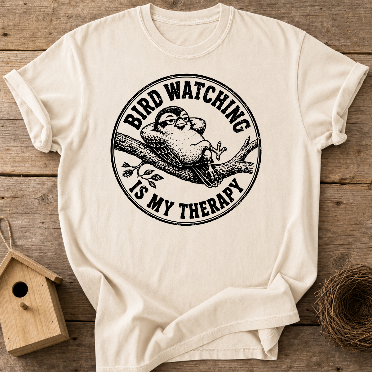 Bird Watching Is My Therapy T-Shirt