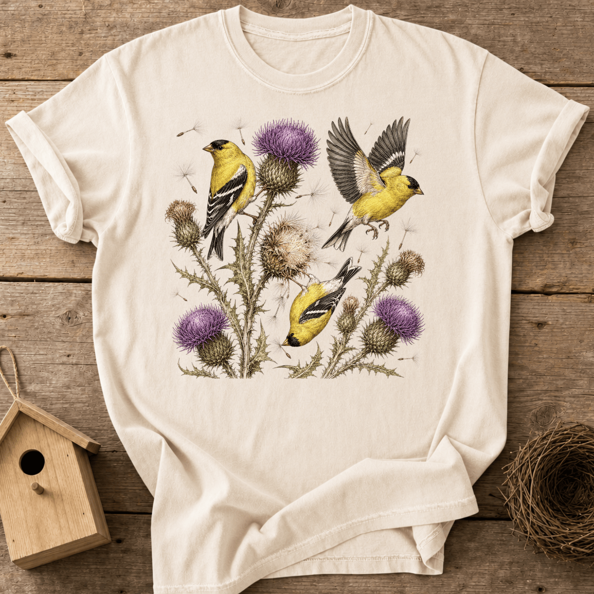 Goldfinch Thistle T-Shirt