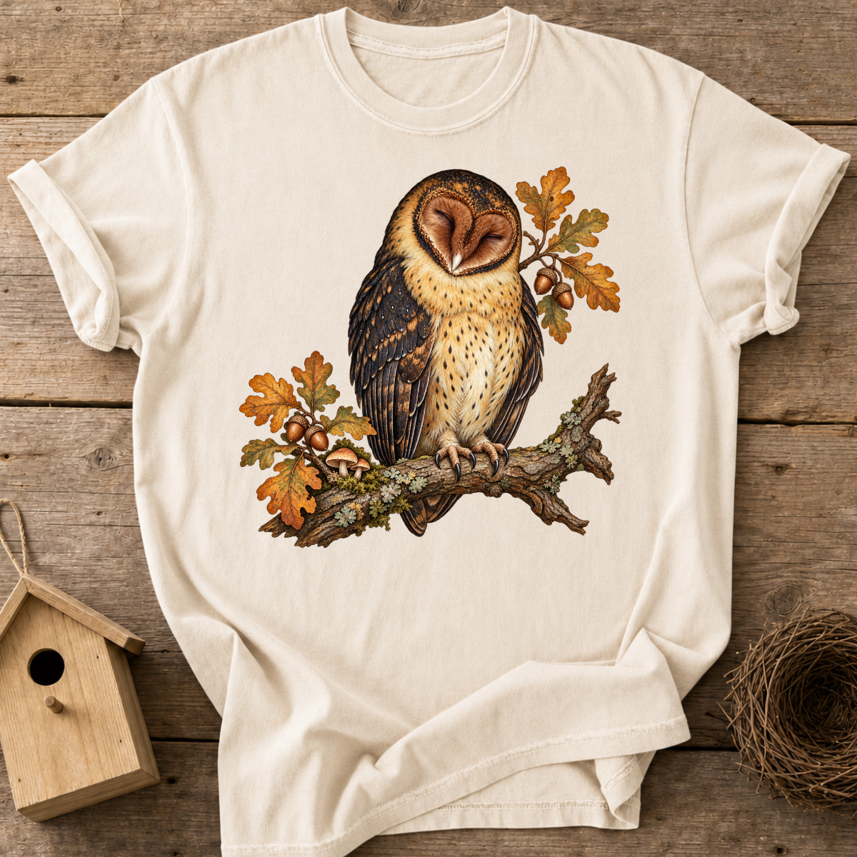 Autumn Barn Owl T-Shirt