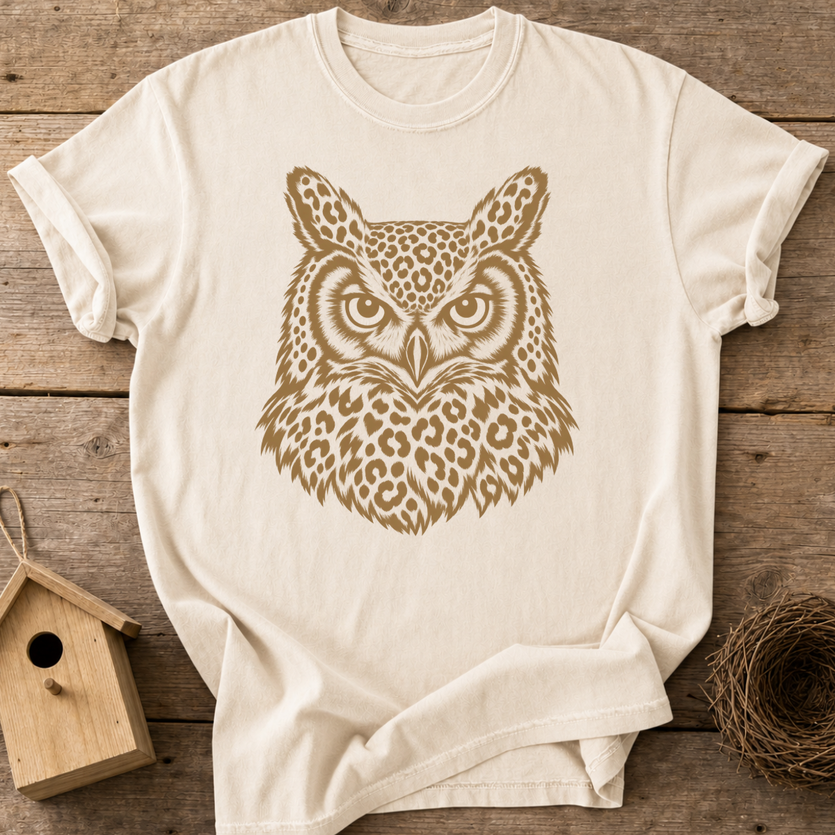 Leopard Owl T-Shirt