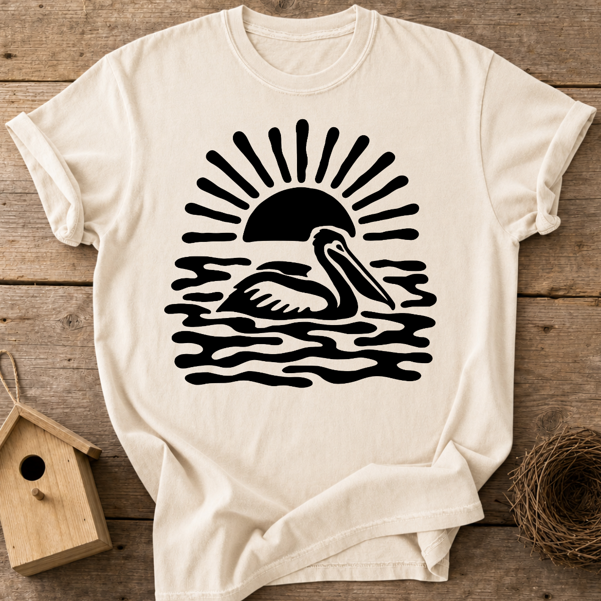 Sunset Pelican T-Shirt