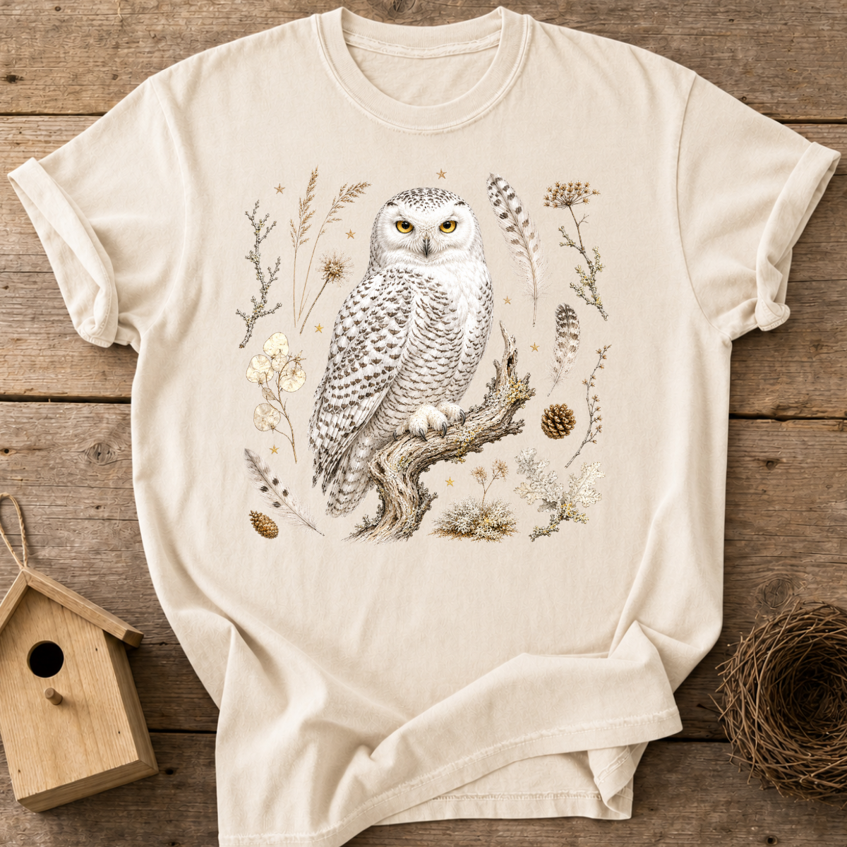 Snowy Owl Nature T-Shirt