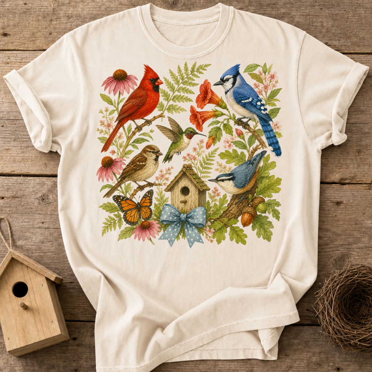 Garden Birds T-Shirt