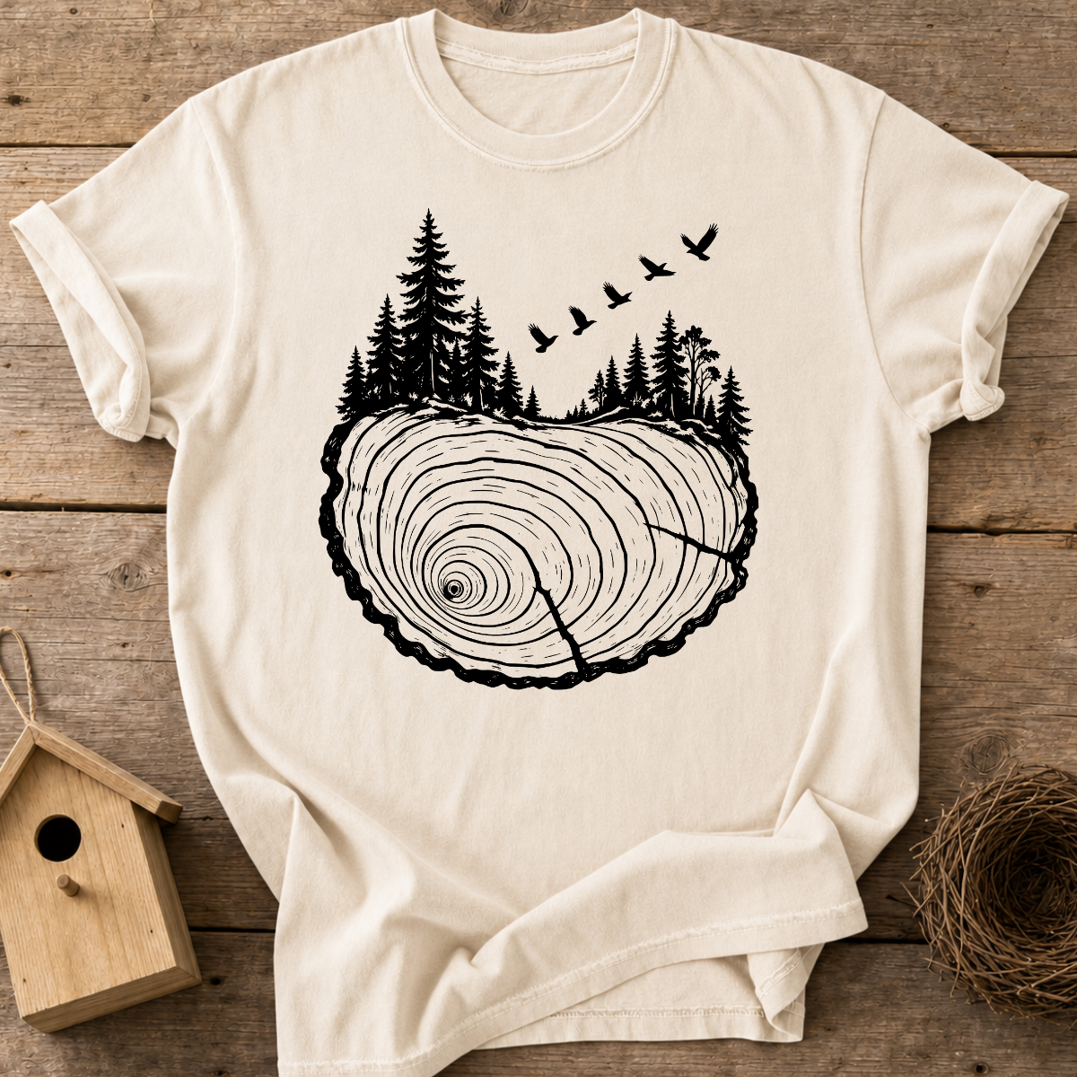 Forest Rings Flight T-Shirt