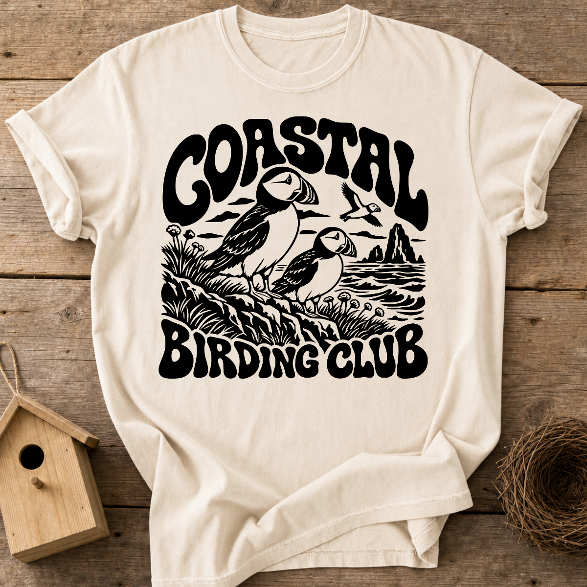 Coastal Puffins T-Shirt
