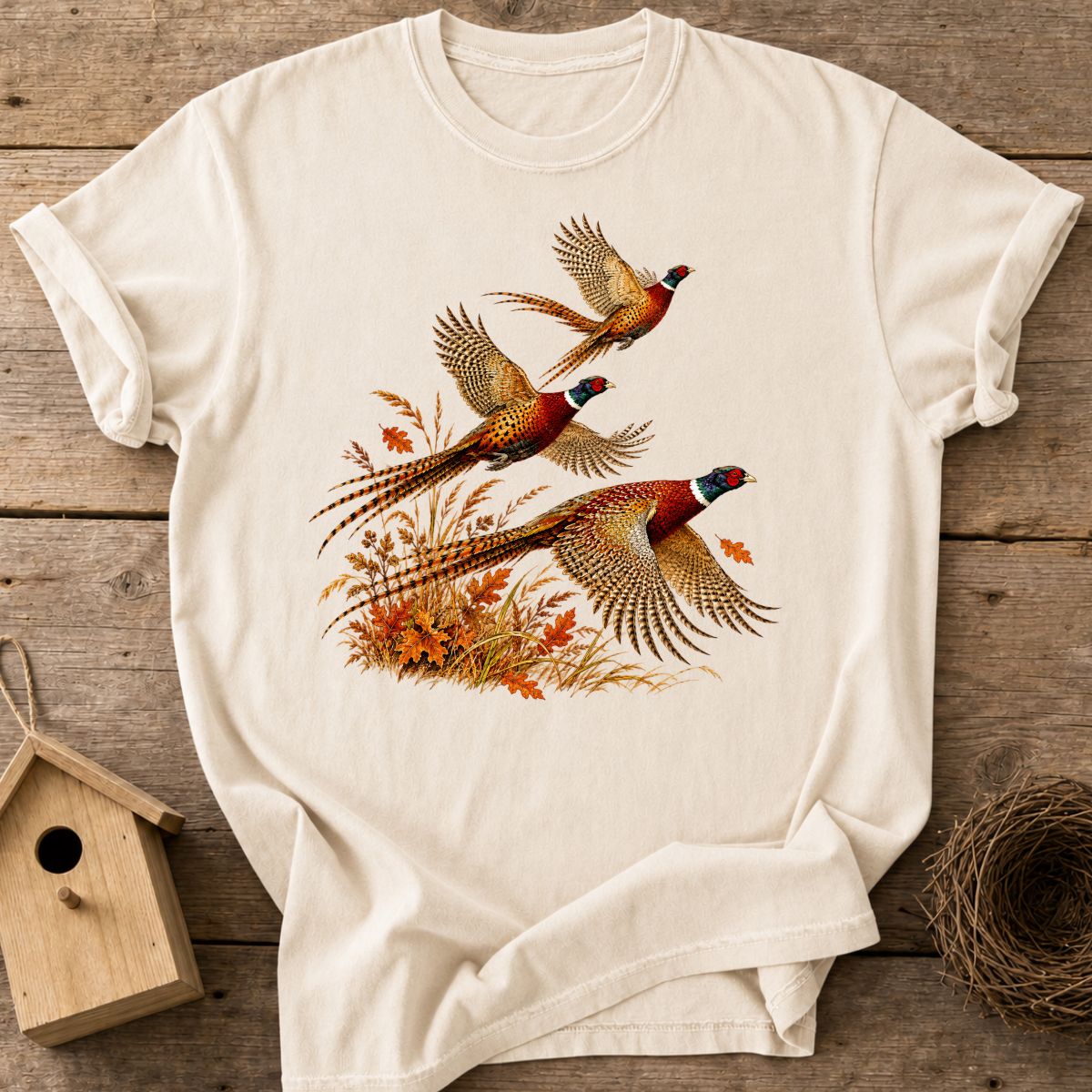 Fall Pheasant Flight T-Shirt