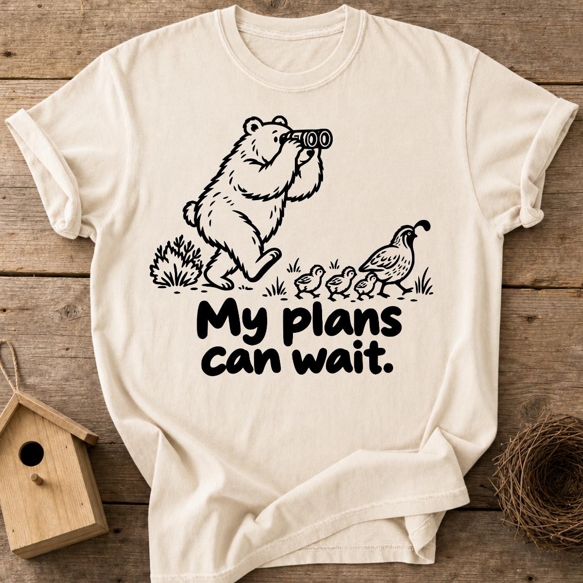 Birding Bear T-Shirt