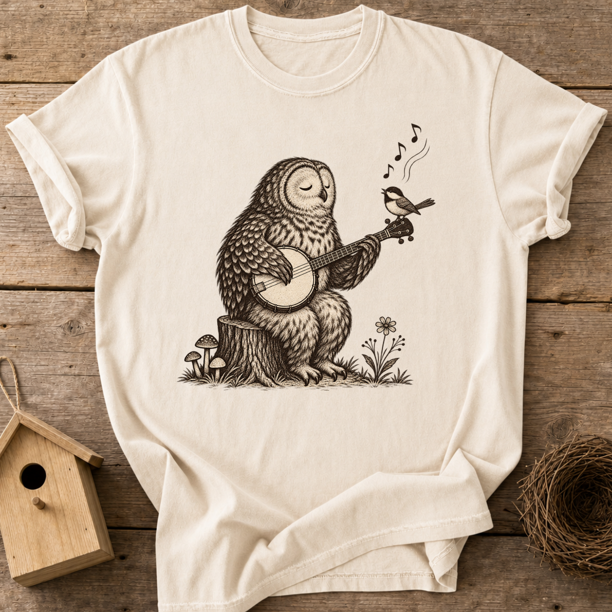 Banjo Owl T-Shirt