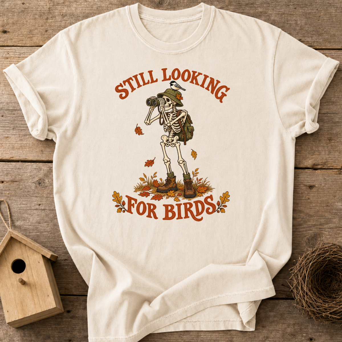 Skeleton Birder T-Shirt