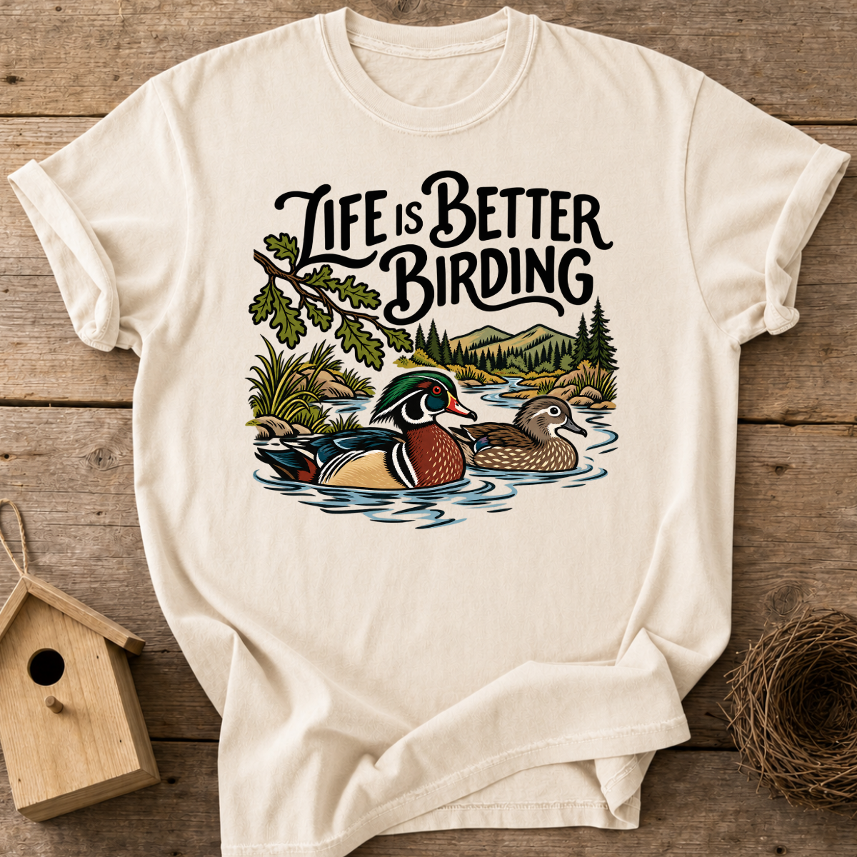 Wood Duck Couple T-Shirt