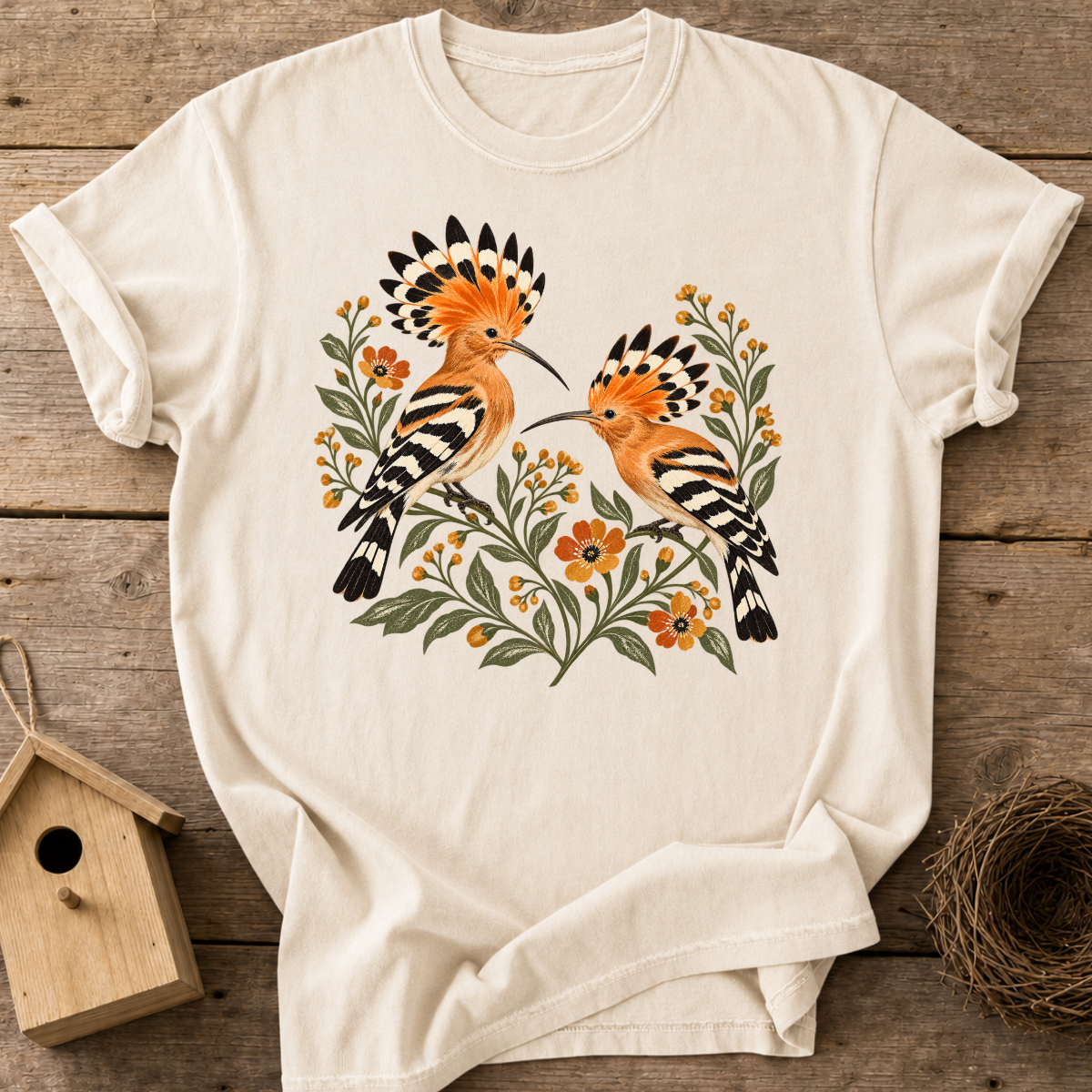 Hoopoe Couple T-Shirt