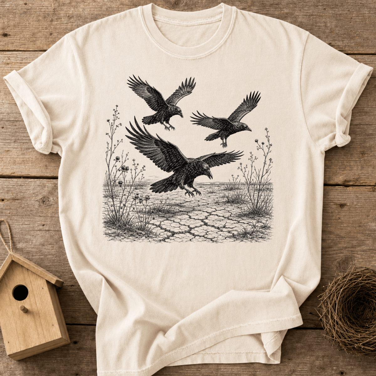 Fall Raven Woodland T-Shirt