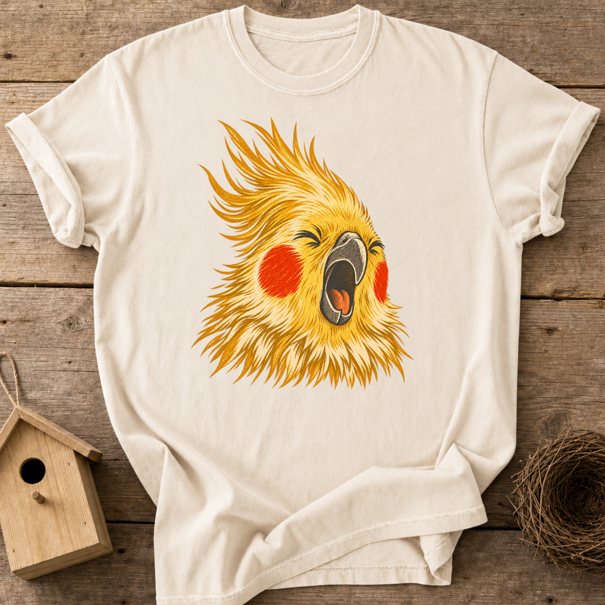Screaming Cockatiel T-Shirt