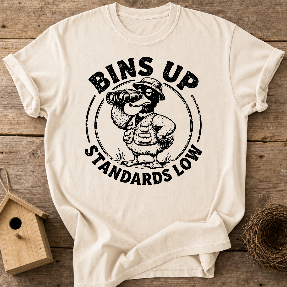 Bins Up Standards Low T-Shirt