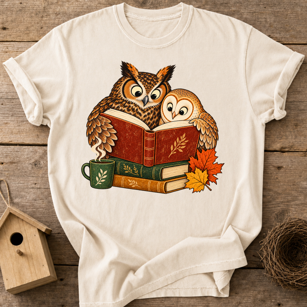 Owl Reading Club T-Shirt