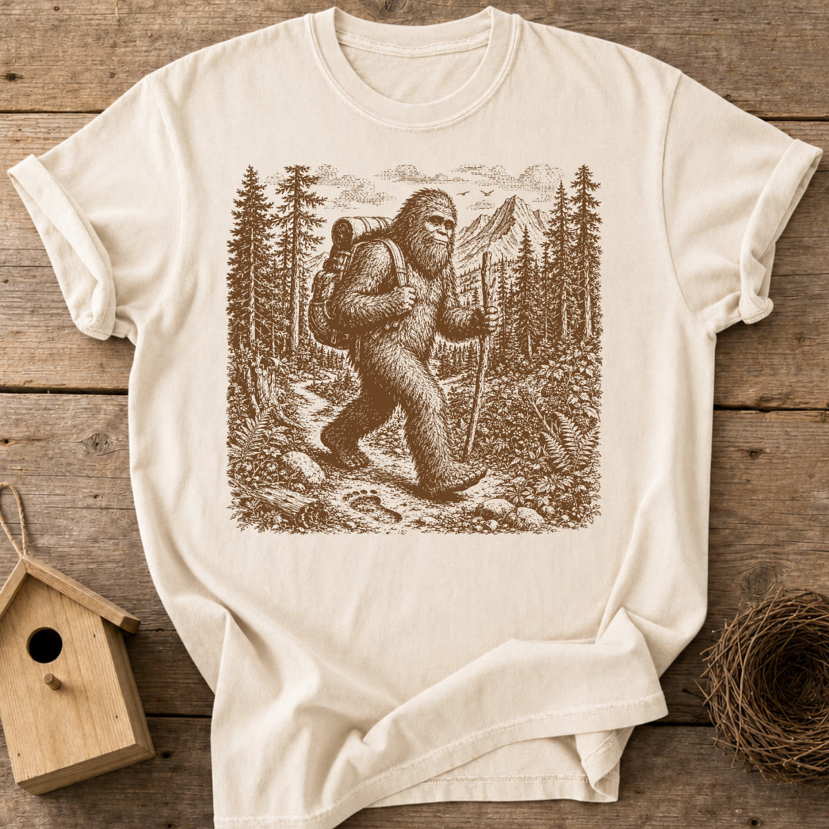 Sasquatch Woodland Hike T-Shirt