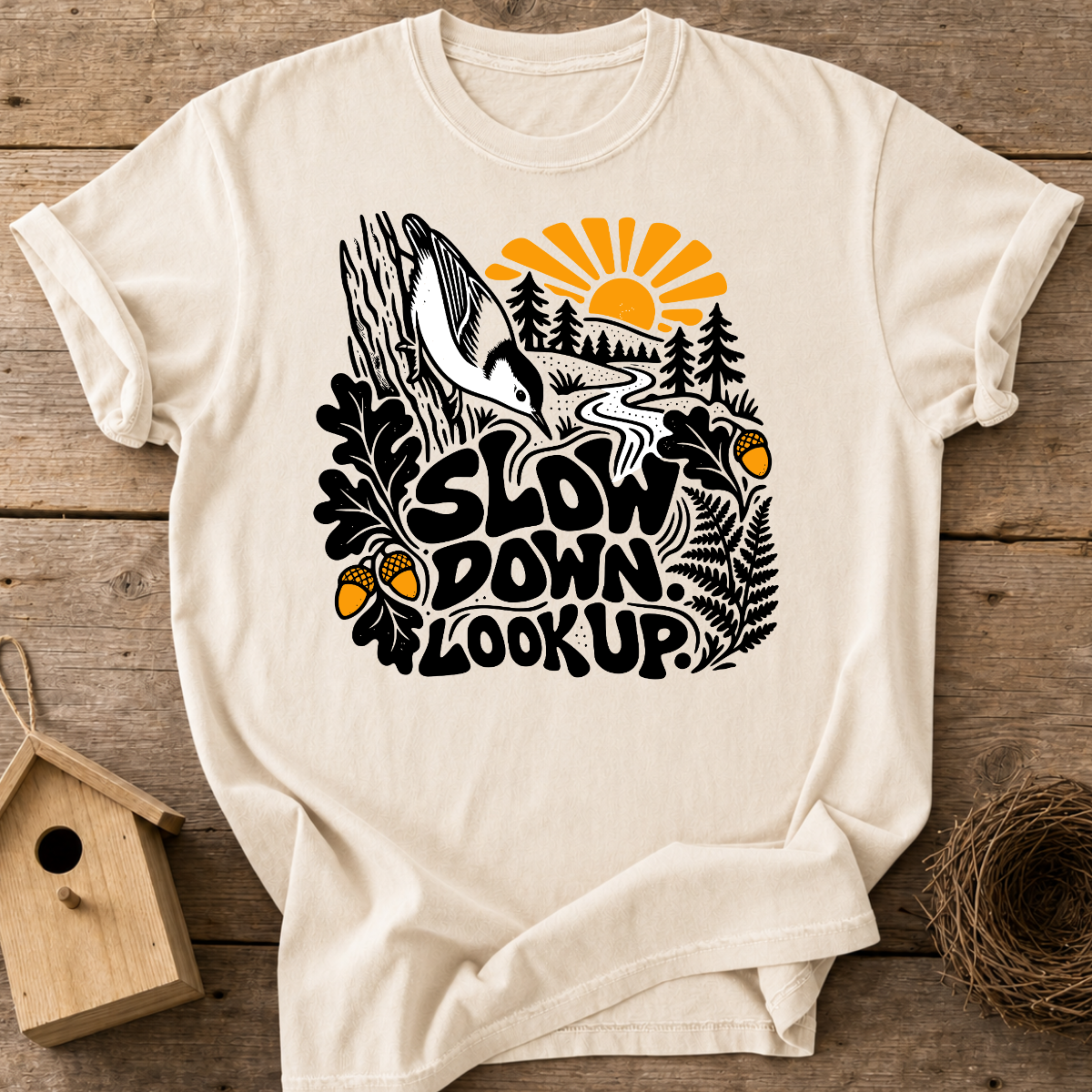 Slow Down Birding T-Shirt