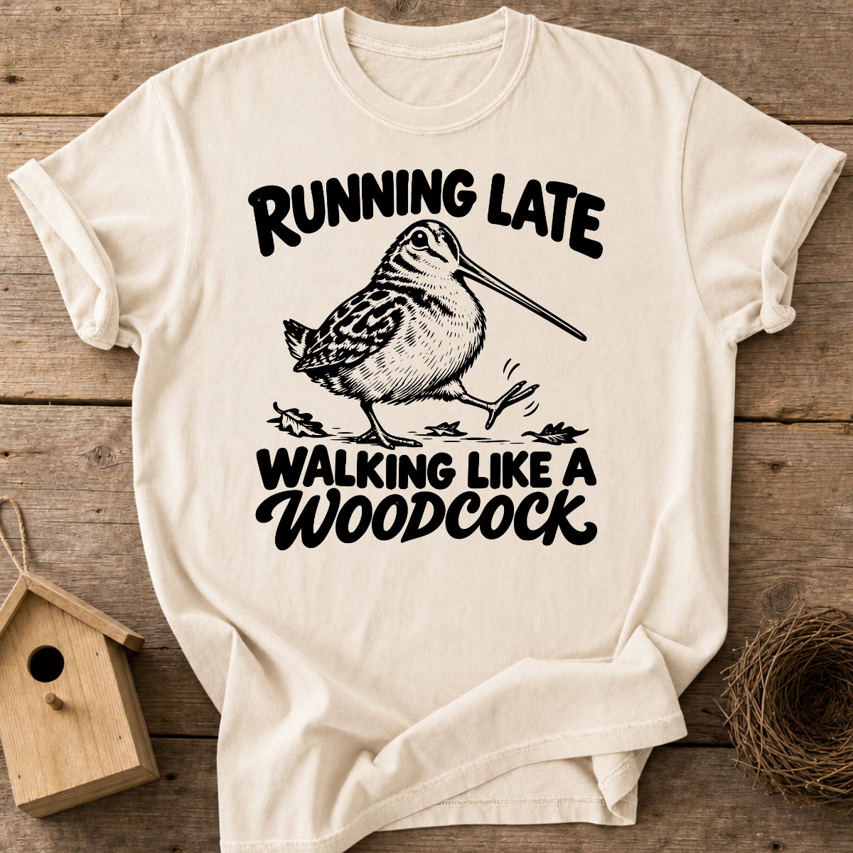 Running Late Woodcock T-Shirt