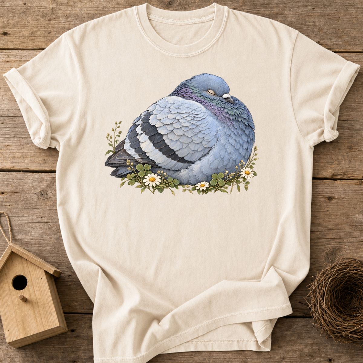 Sleepy Pigeon T-Shirt