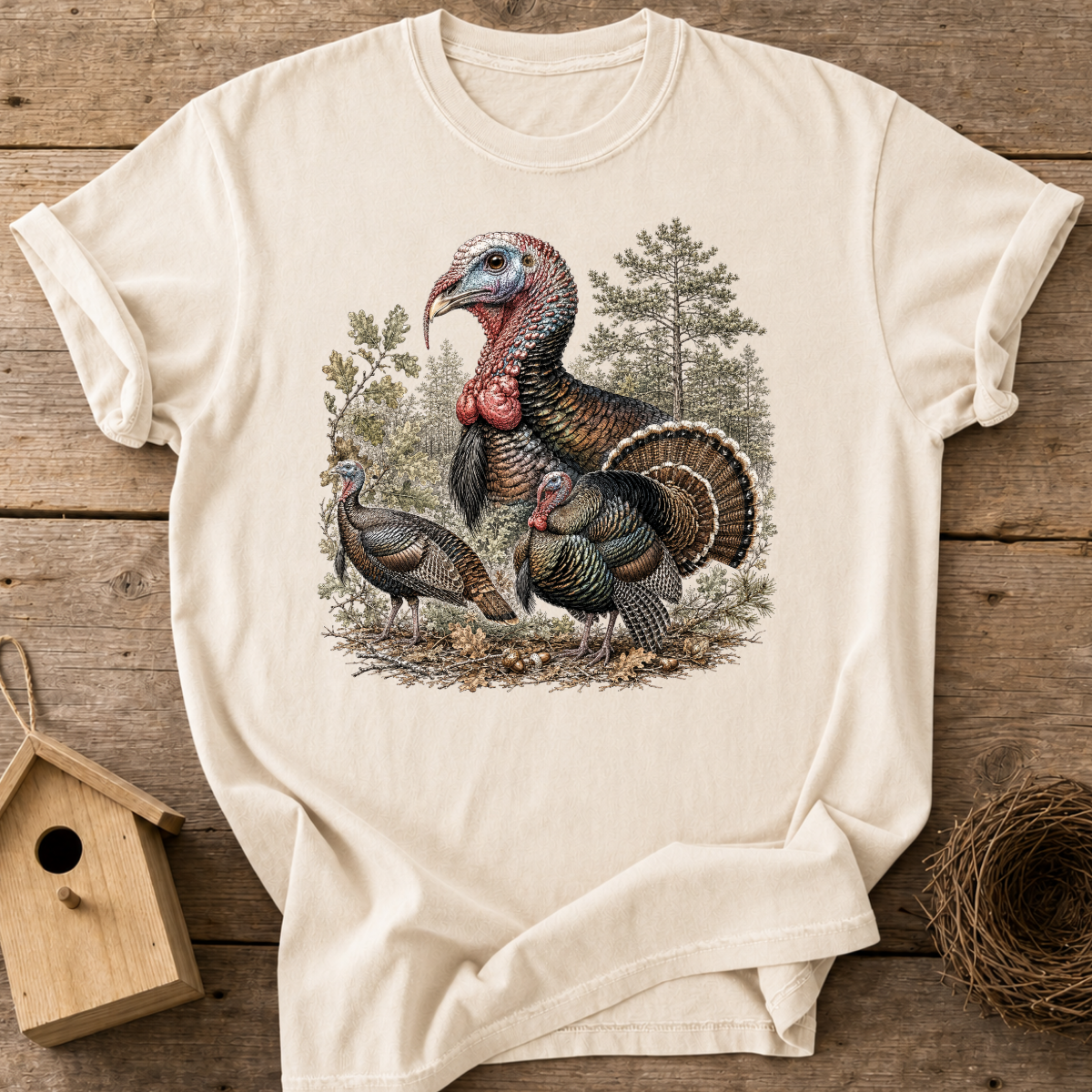 Fall Turkey Flock T-Shirt
