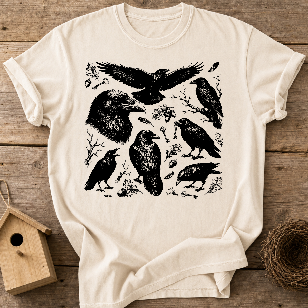 Fall Raven Woodland T-Shirt
