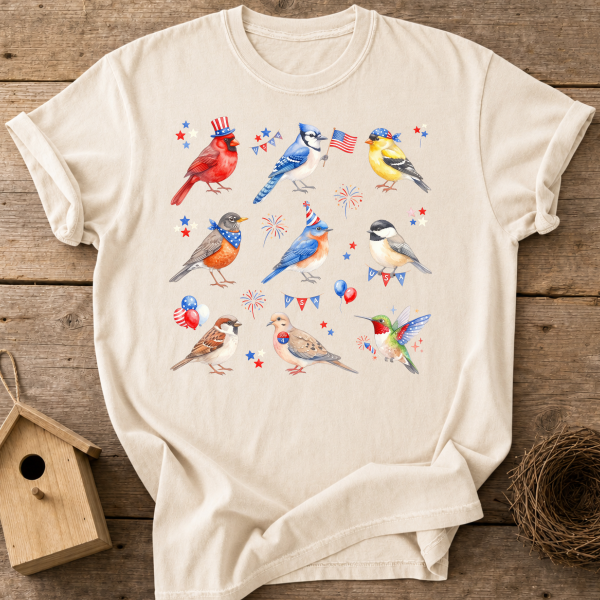 Patriotic Birds T-Shirt