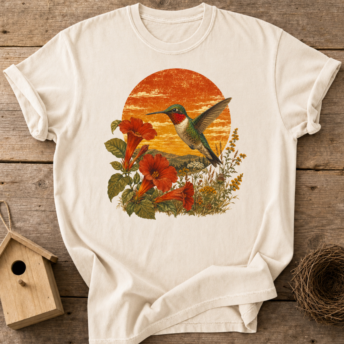 Hummingbird Sunset T-Shirt