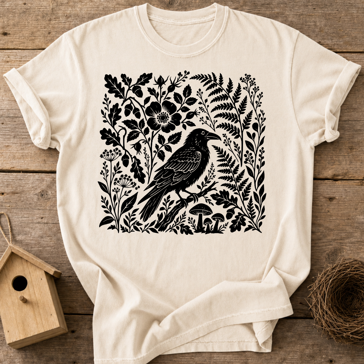 Botanical Raven T-Shirt