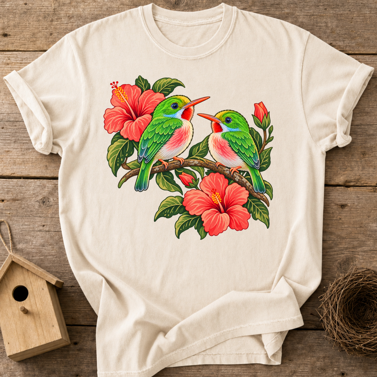 Cuban Tody Couple T-Shirt