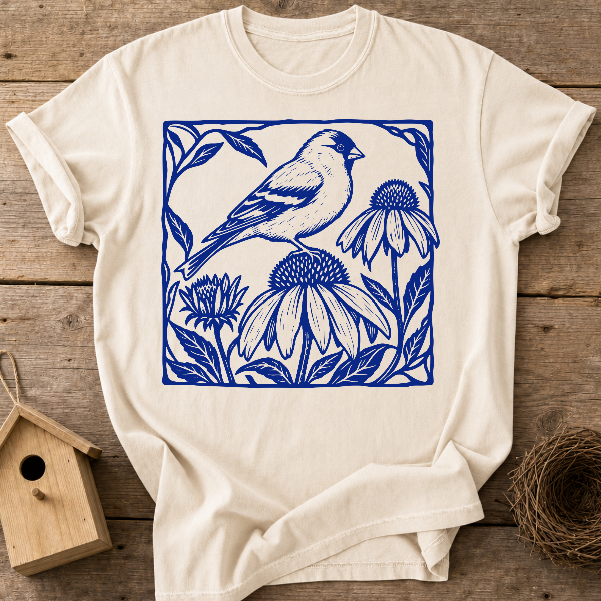 Goldfinch Garden T-Shirt