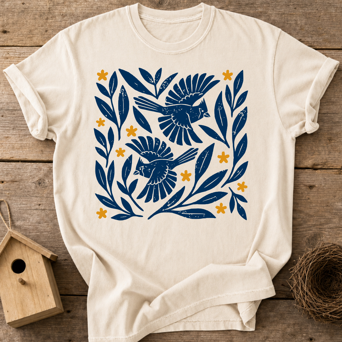 Folk Cardinal T-Shirt