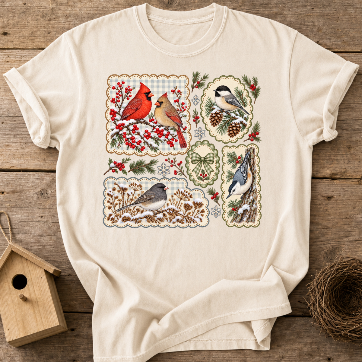 Winter Birds T-Shirt