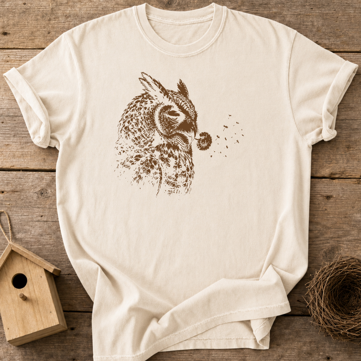 Owl Dandelion T-Shirt