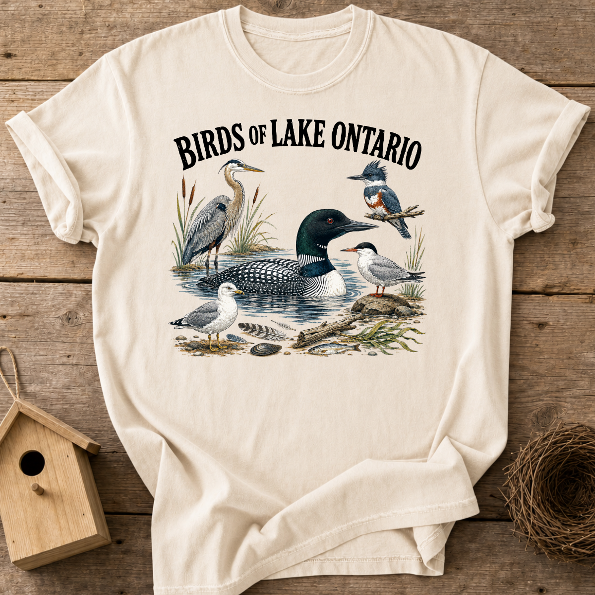 Birds Lake Ontario T-Shirt