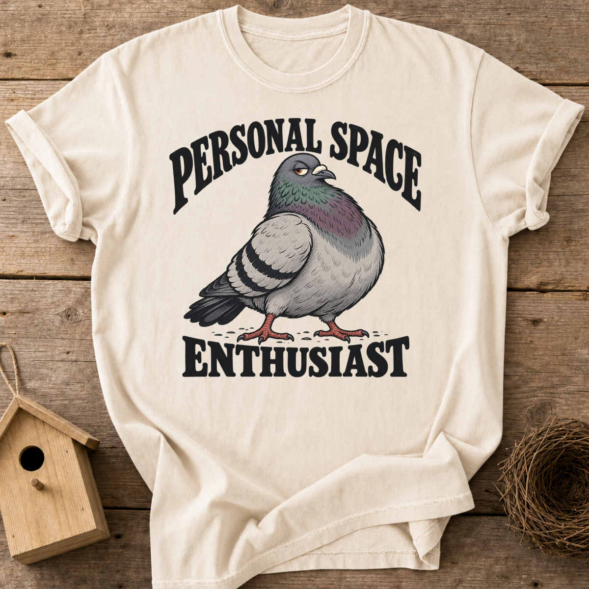 Personal Space Pigeon T-Shirt