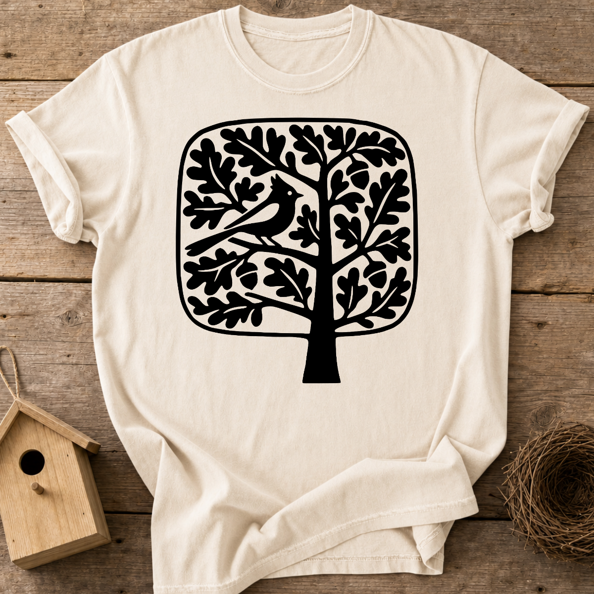 Oak Tree Songbird T-Shirt